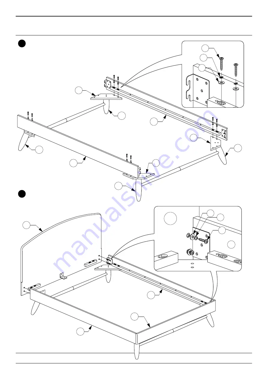 Baxton Studio 2200-1 Assembly Instructions Manual Download Page 4