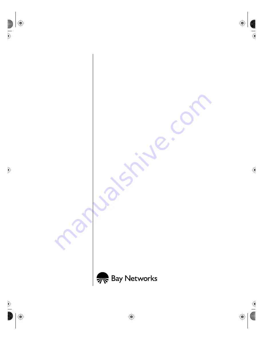 Bay Networks 58000 Installation And Reference Manual Download Page 1