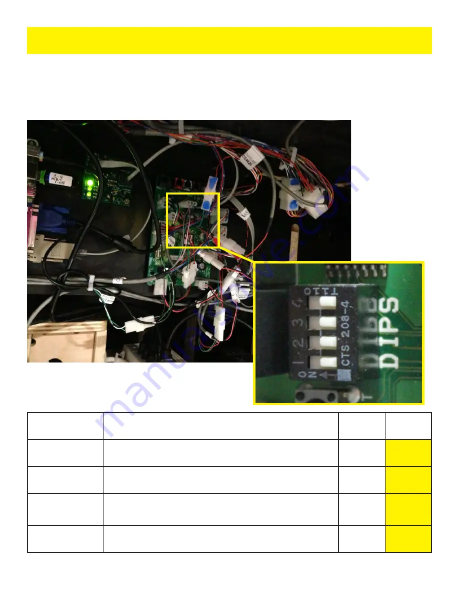 Bay Tek Games Connect 4 Service Manual Download Page 9