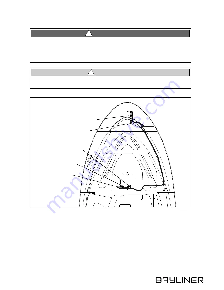 Bayliner 325 Cruiser Owner'S Manual Download Page 50