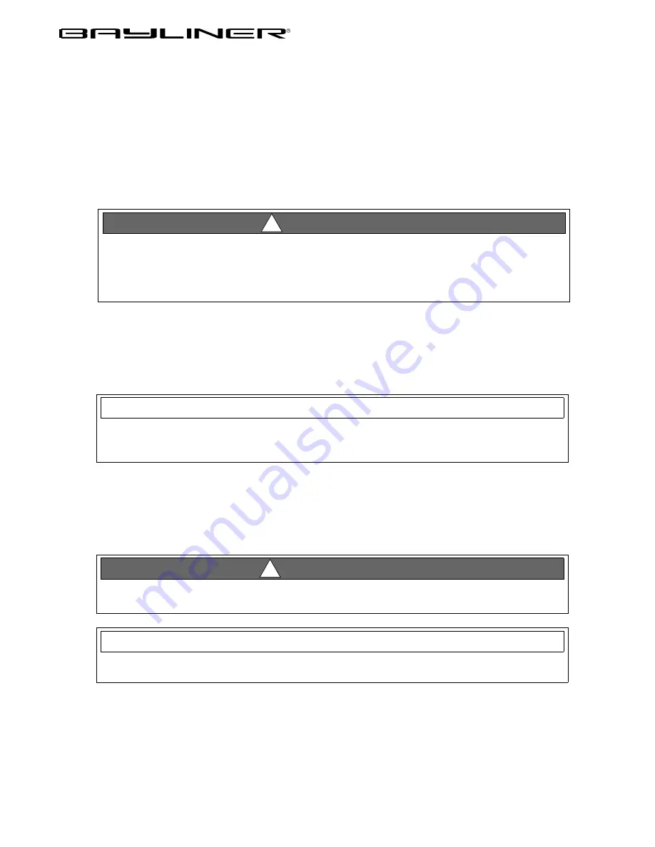 Bayliner 3788 Command Bridge Owner'S Manual Download Page 17