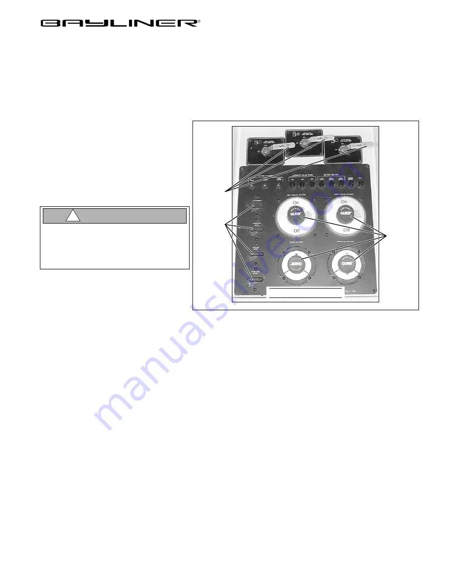 Bayliner 3788 Command Bridge Owner'S Manual Download Page 37