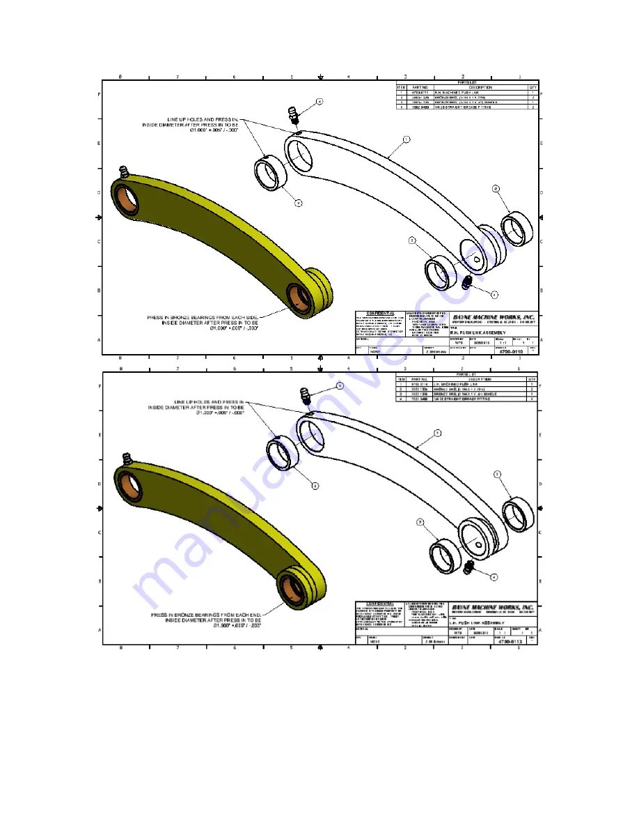 Bayne Revolution HD 1999-0520 Operation And Parts Manual Download Page 37