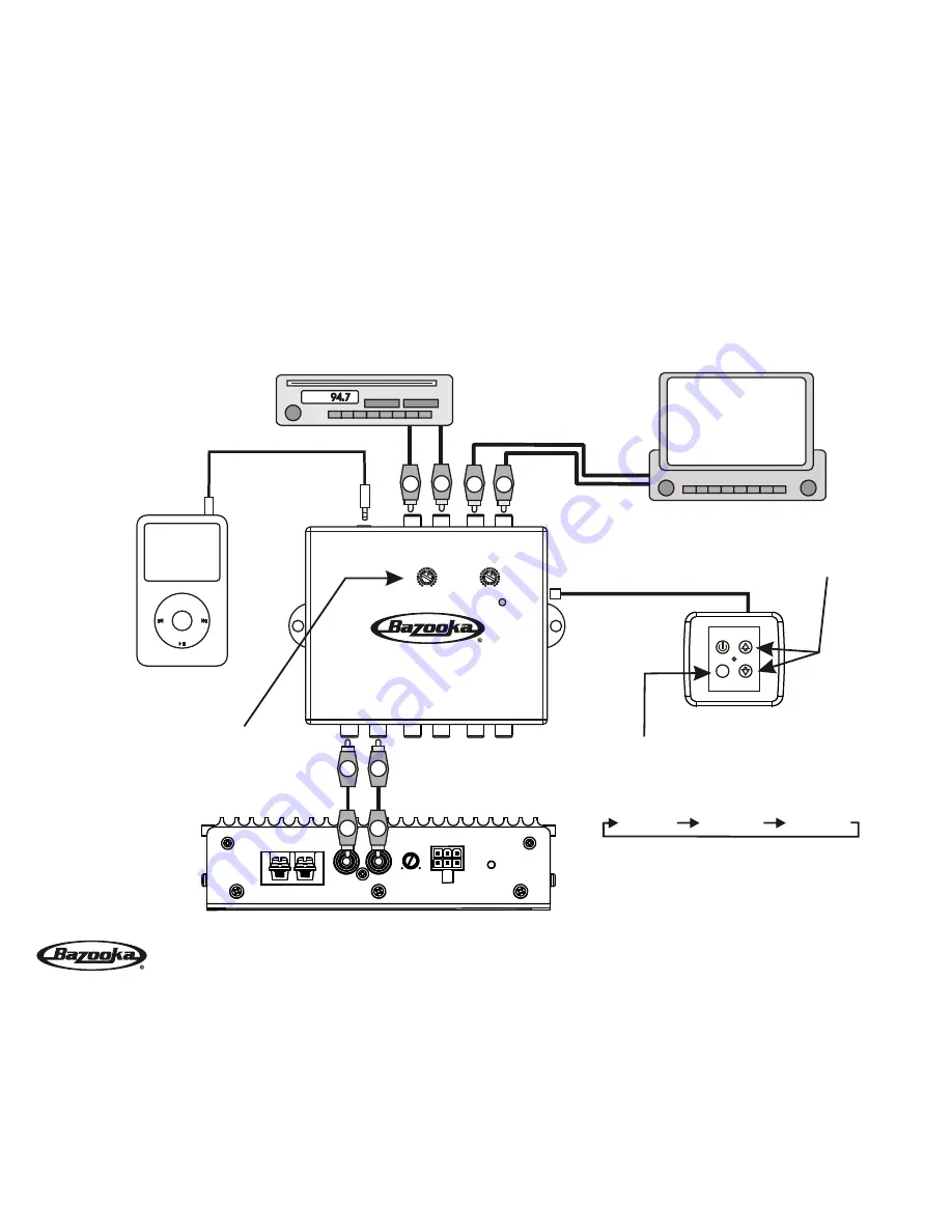 Bazooka CSS-3I Installation Instructions Manual Download Page 8