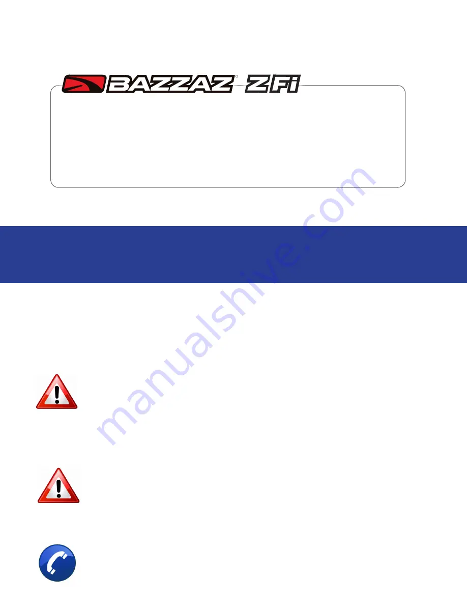 Bazzaz F1084 Pre-Installation Instructions Download Page 1