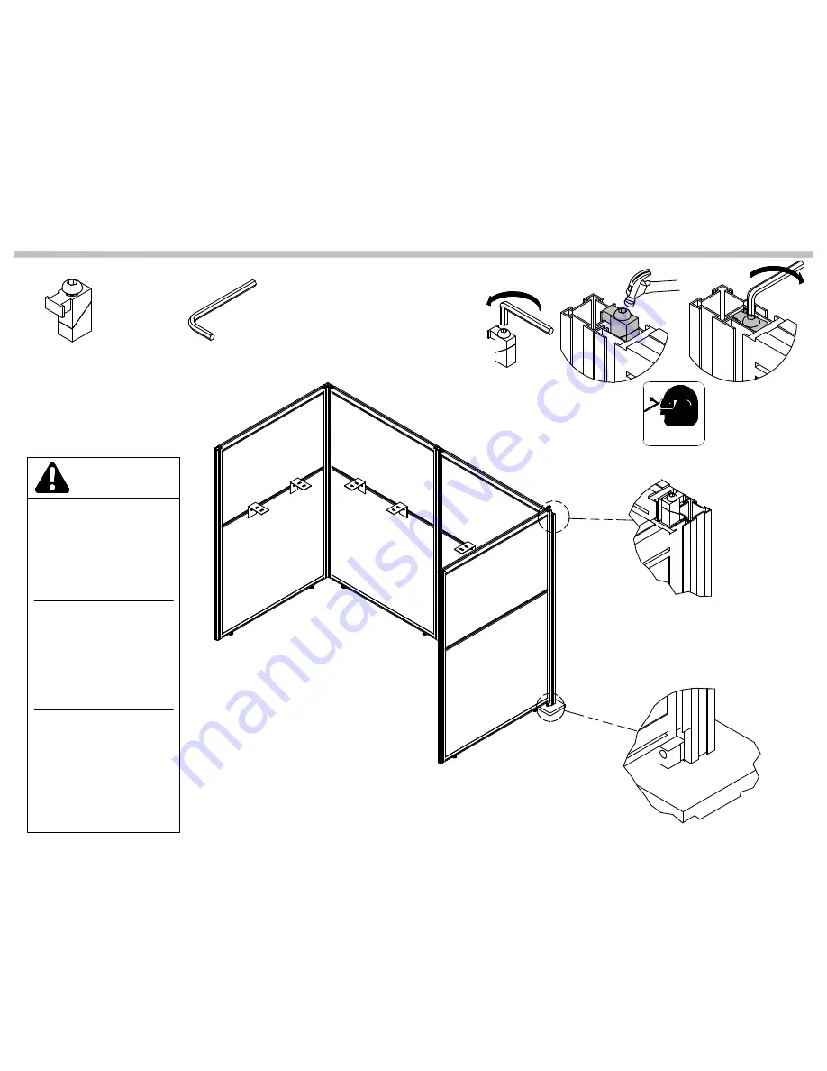 bbf 60w Straight Desk Closed office Скачать руководство пользователя страница 12