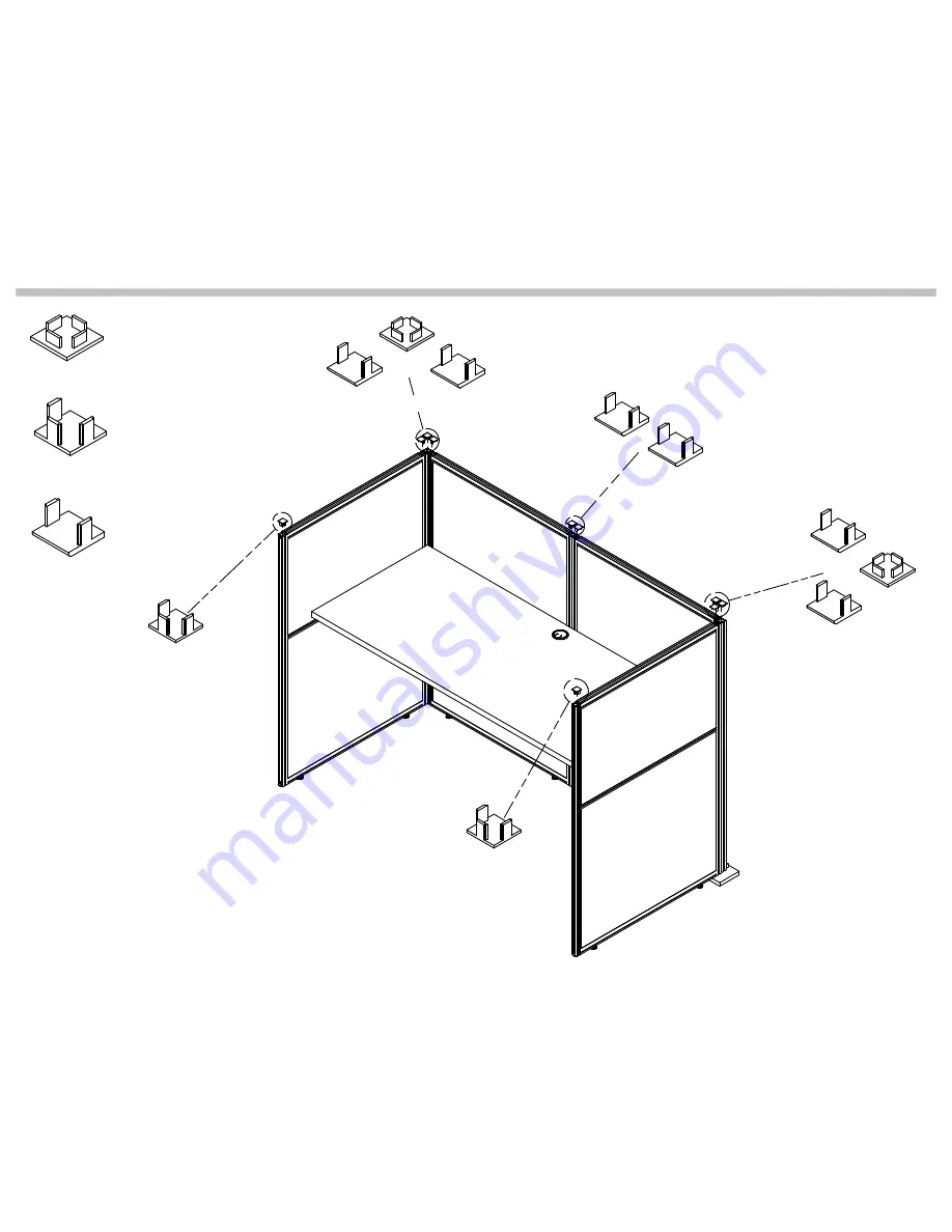 bbf 60w Straight Desk Closed office Скачать руководство пользователя страница 15