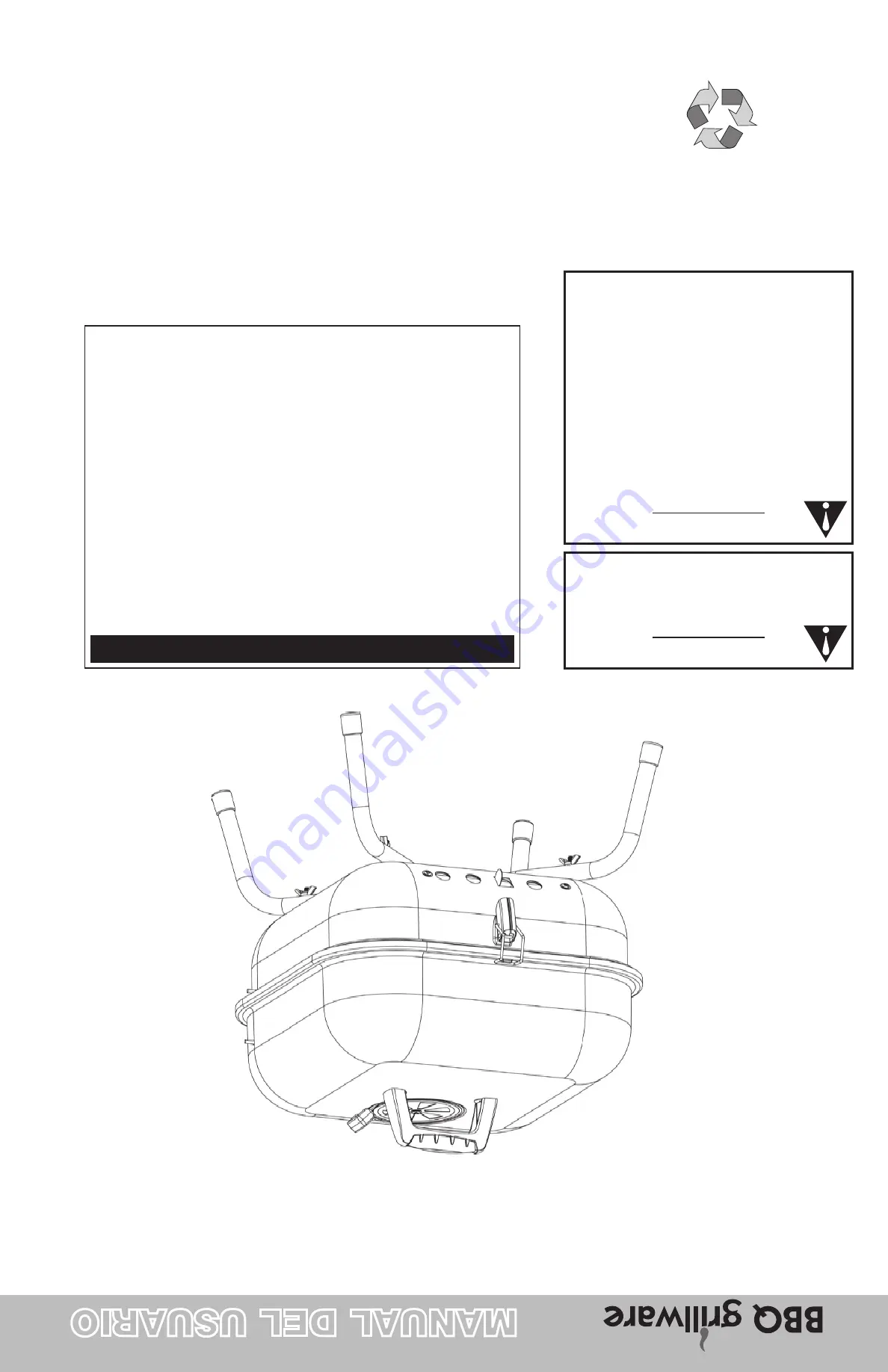 BBQ CBT817L Owner'S Manual Download Page 16