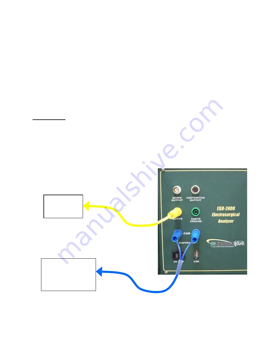 BC Biomedical ESU-2400 User Manual Download Page 28