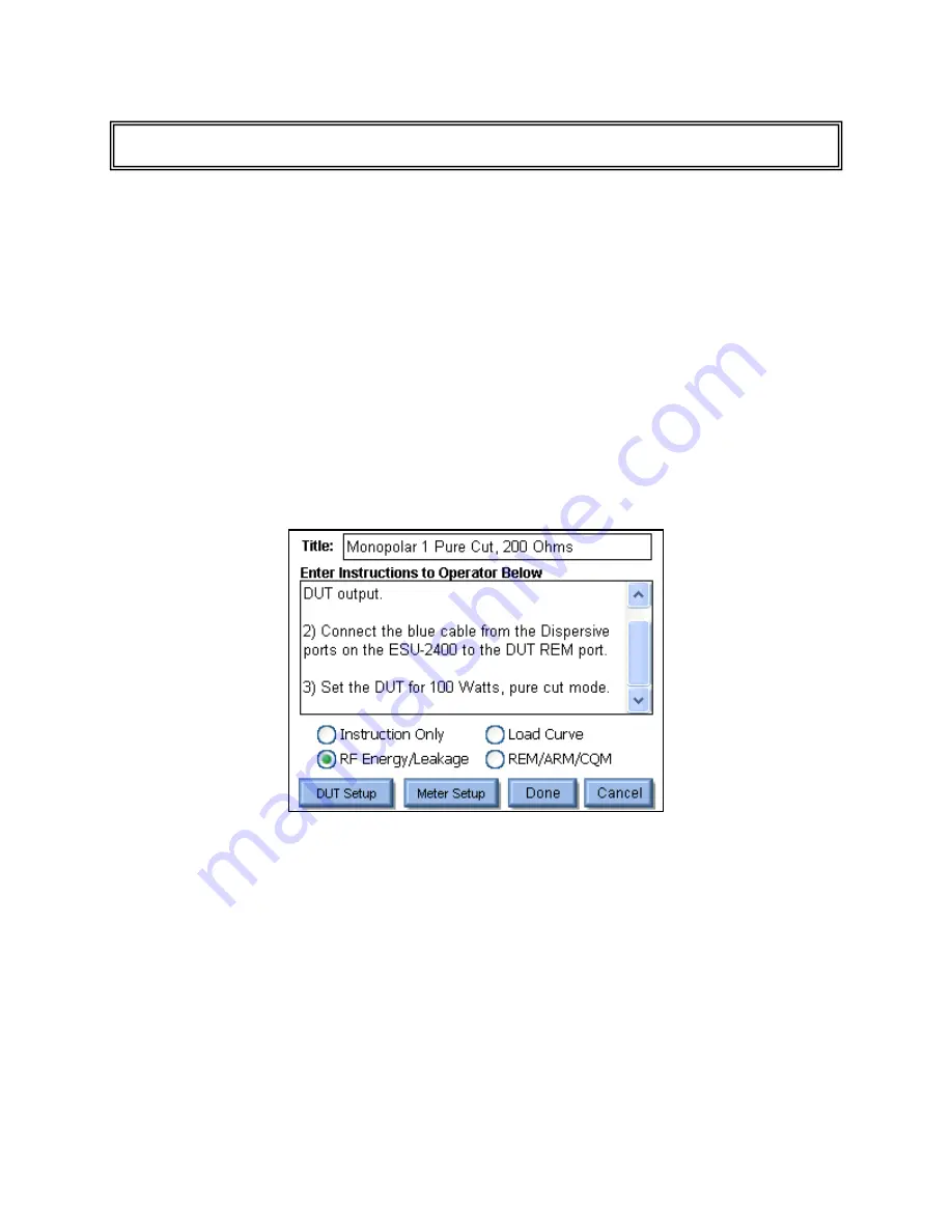 BC Biomedical ESU-2400 User Manual Download Page 59