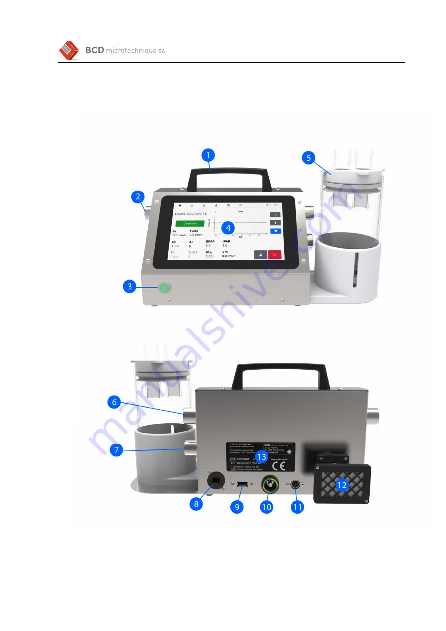 BCD microtechnique COVIDAIR S/T EASY Quick Start Manual Download Page 3