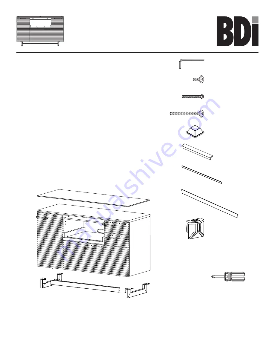 BDI CORRIDOR Assembly Instructions Download Page 1