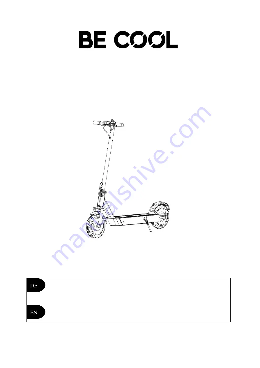 Be Cool eSC-Hi2 Operation Manual Download Page 1