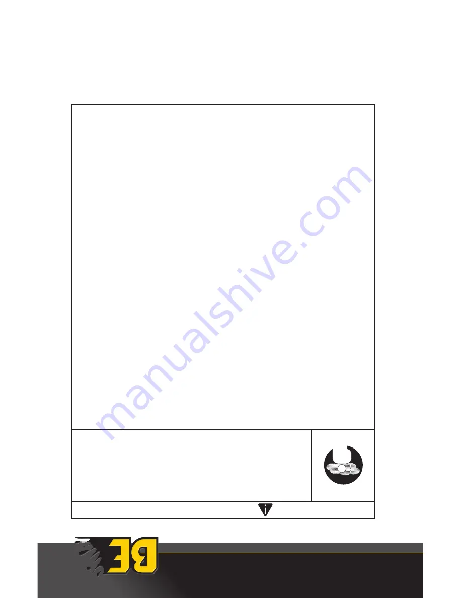 BE BE-3100PR Operation Manual Download Page 58