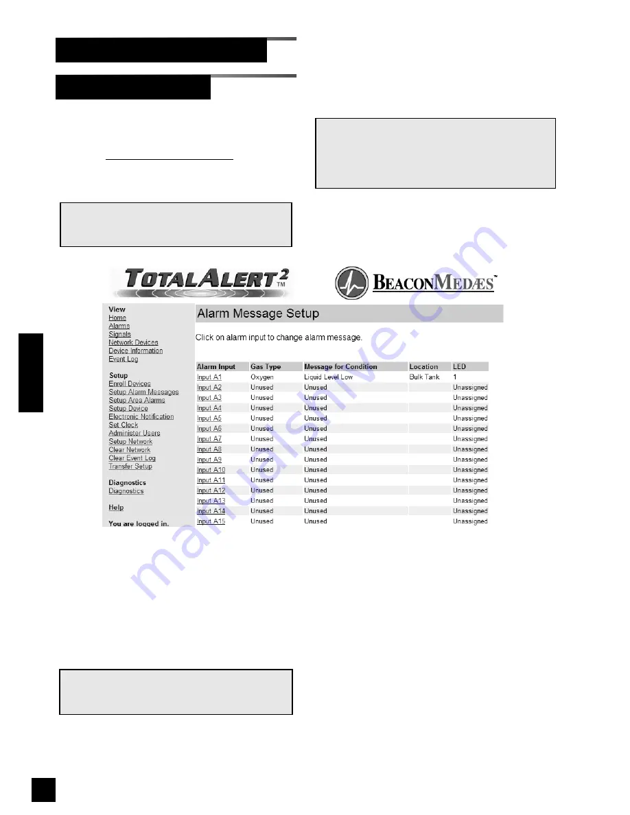 BeaconMedaes TotalAlert 2 Скачать руководство пользователя страница 82