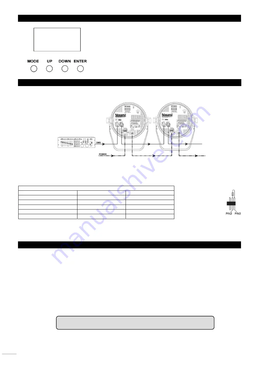 Beamz professional 150.624 Instruction Manual Download Page 8