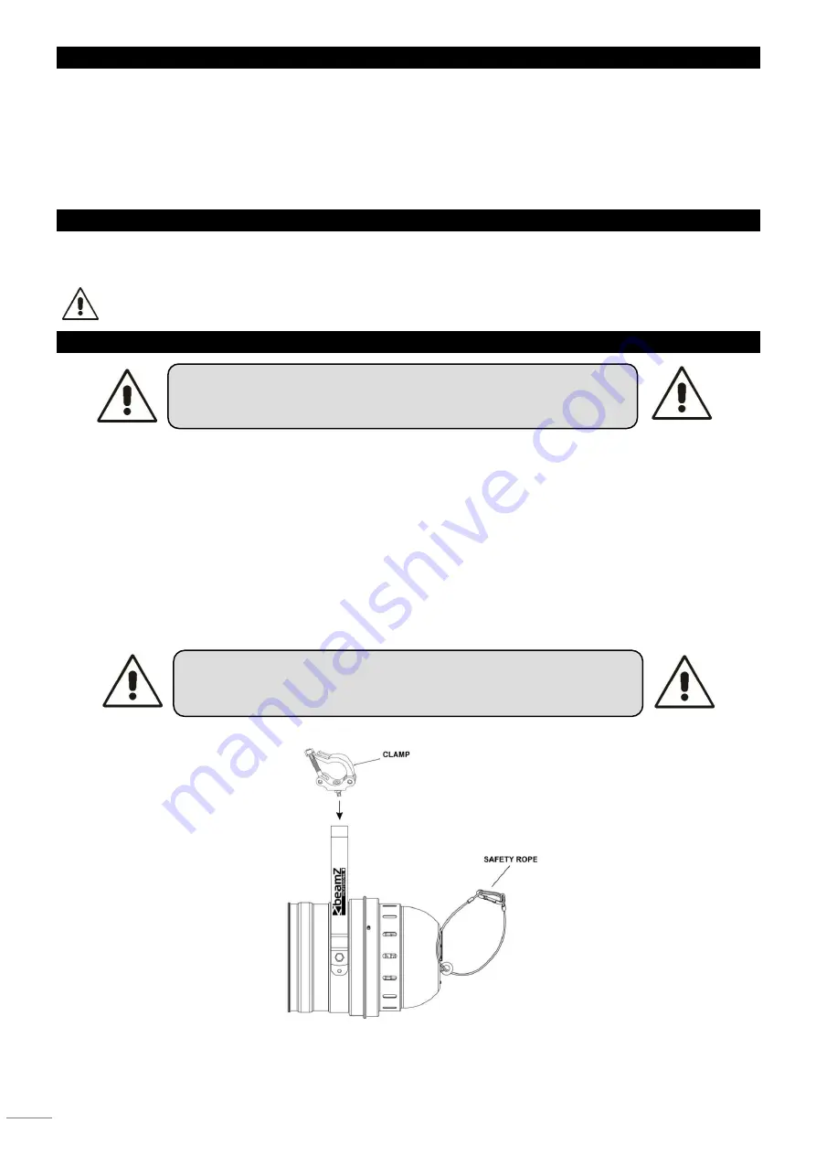 Beamz professional 150.684 Instruction Manual Download Page 4