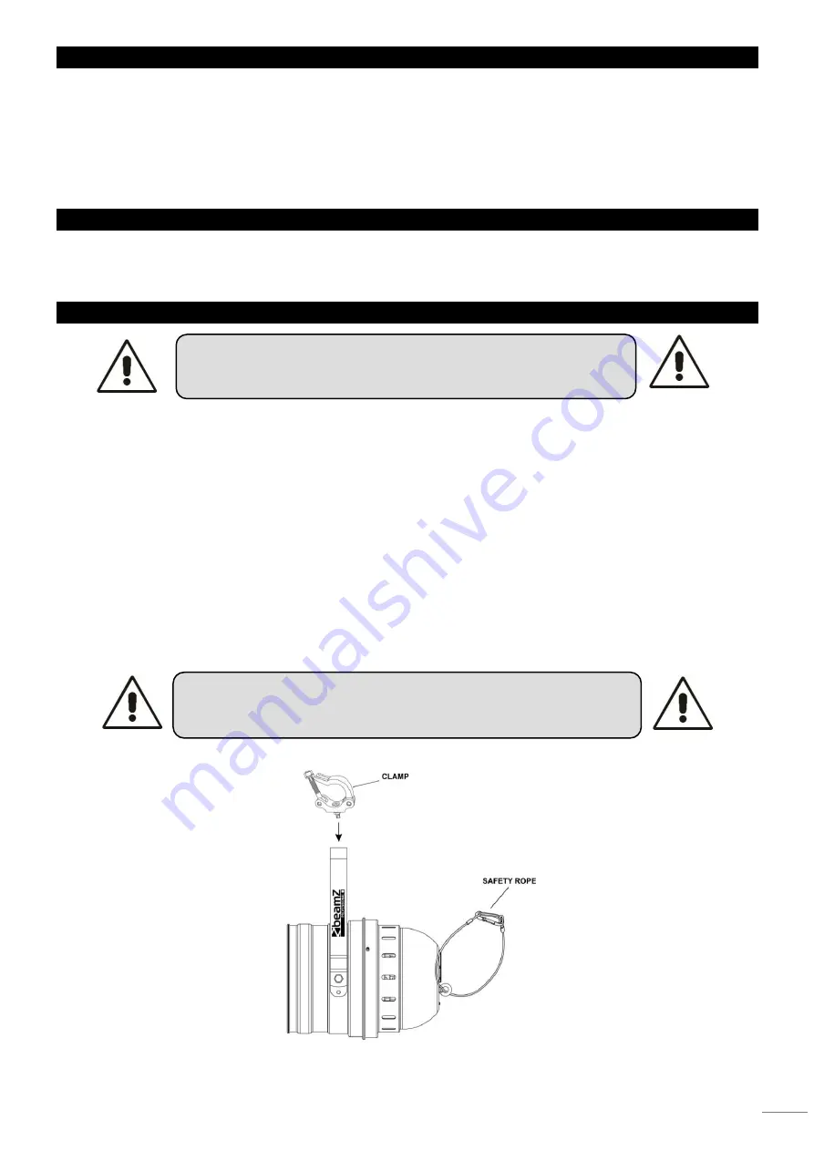 Beamz 151.231 Instruction Manual Download Page 3