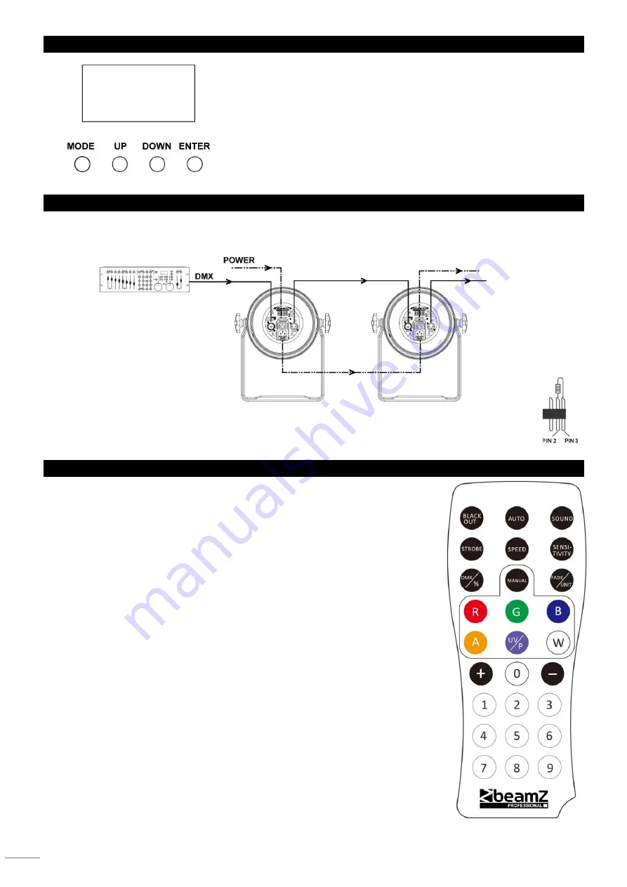 Beamz 151.231 Instruction Manual Download Page 20