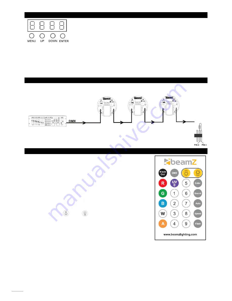 Beamz 151.276 Instruction Manual Download Page 4