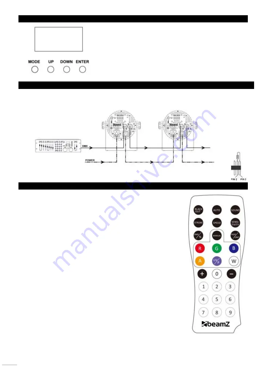 Beamz 151.300 Instruction Manual Download Page 12