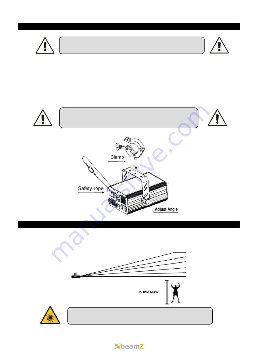 Beamz Multi Acis III LED Скачать руководство пользователя страница 7