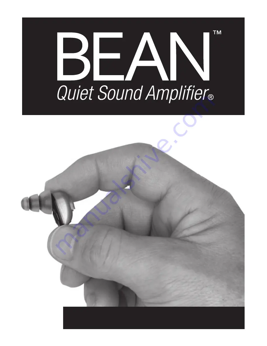 BEAN Quiet Sound Amplifier Скачать руководство пользователя страница 1