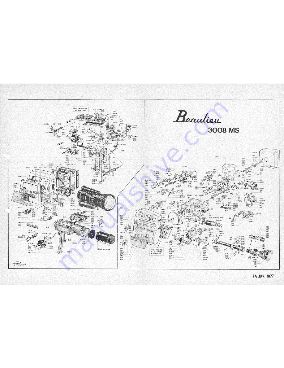 BEAULIEU 3008 S Multispeed Service And Repair Manual Download Page 10