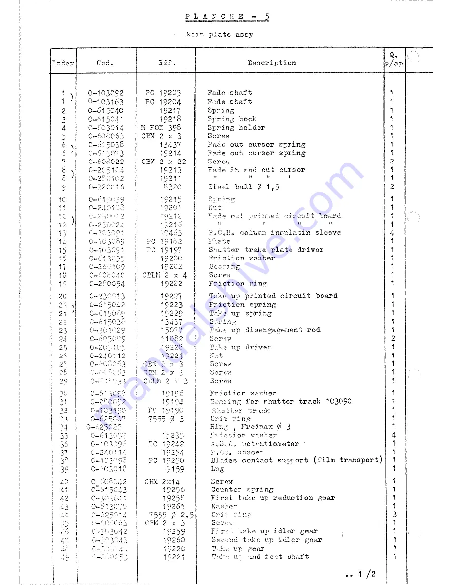 BEAULIEU 6008 S Technical Documentation Manual Download Page 52