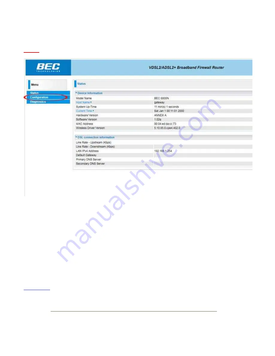 BEC 8800N Скачать руководство пользователя страница 3