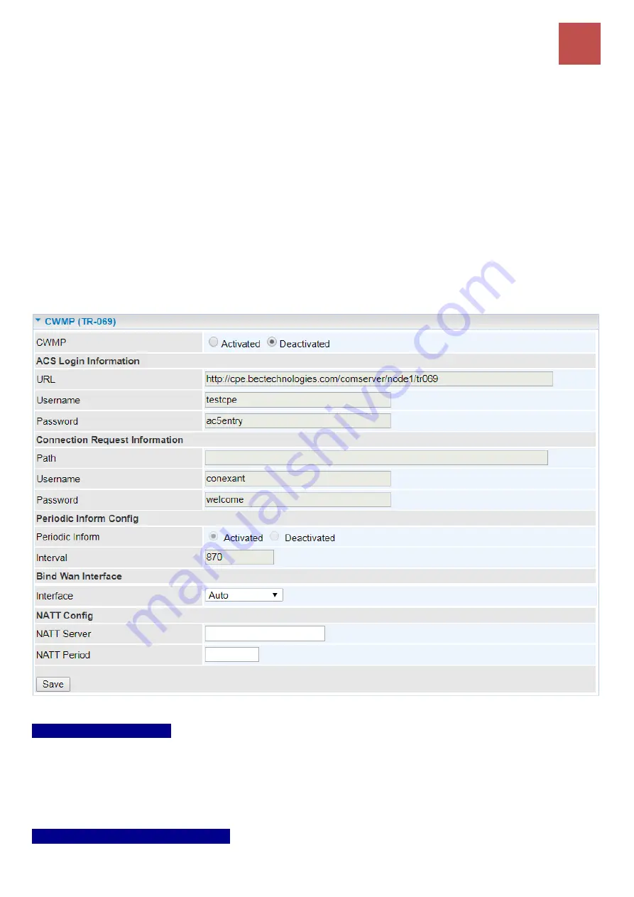 BEC RidgeWave 6900 User Manual Download Page 90