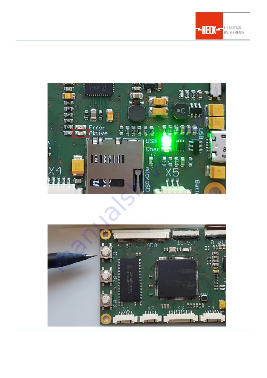 Beck EPD Driver Board Quick Start Manual Download Page 11