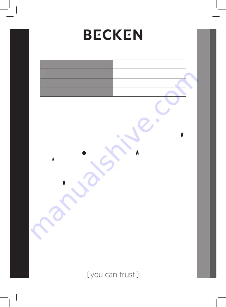 Becken BGS4505 IX Instruction Manual Download Page 82