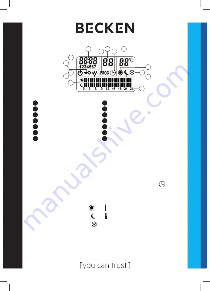 Becken BTE3512 Instruction Manual Download Page 12