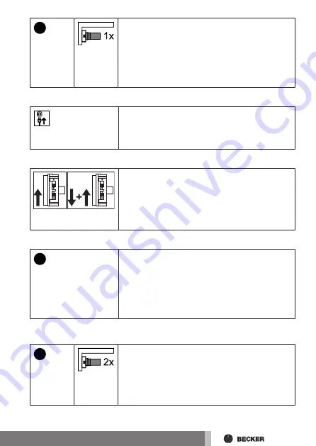 Becker 40340002300 Assembly And Operating Instructions Manual Download Page 51