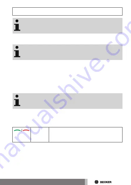 Becker B-Tronic EasyControl EC5401B Assembly And Operating Instructions Manual Download Page 9