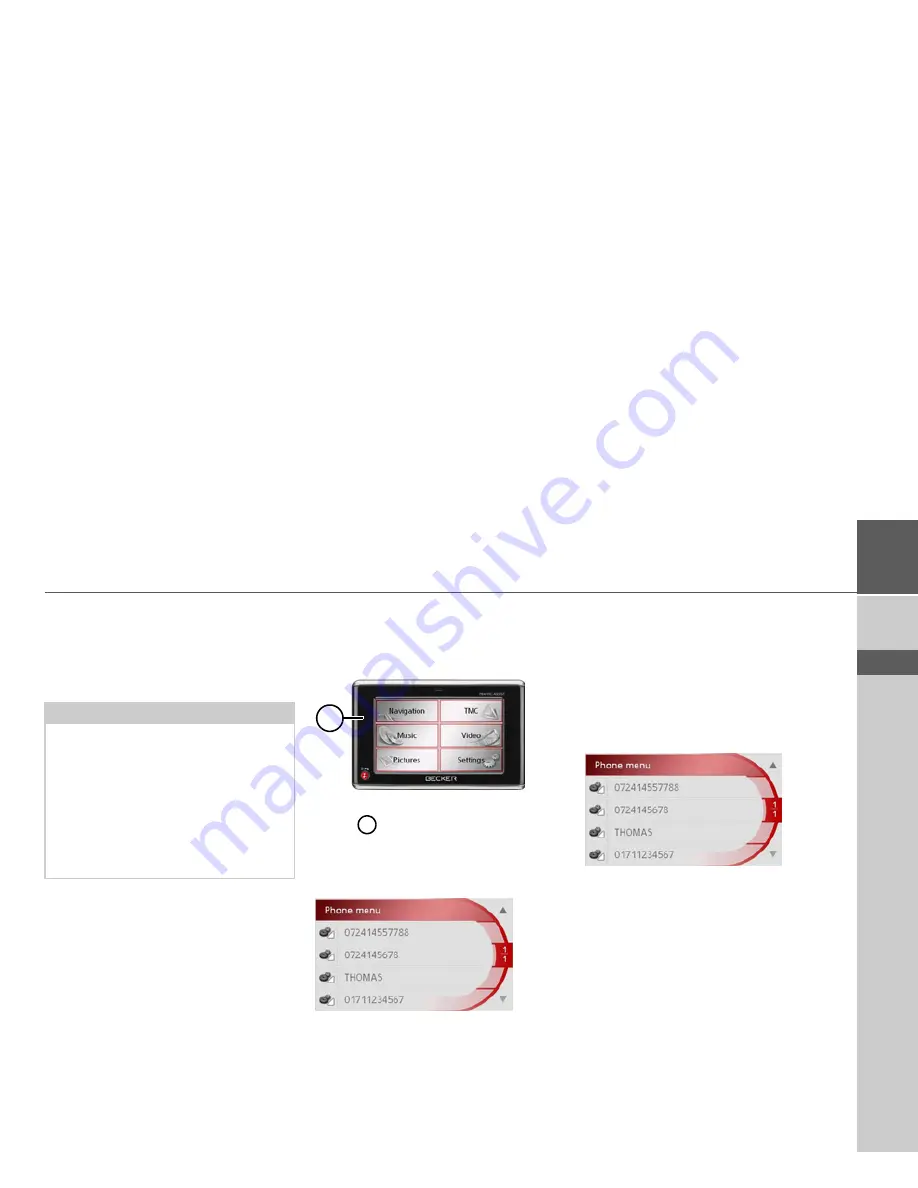 Becker TRAFFIC ASSIT 7928 Operating Instructions Manual Download Page 77