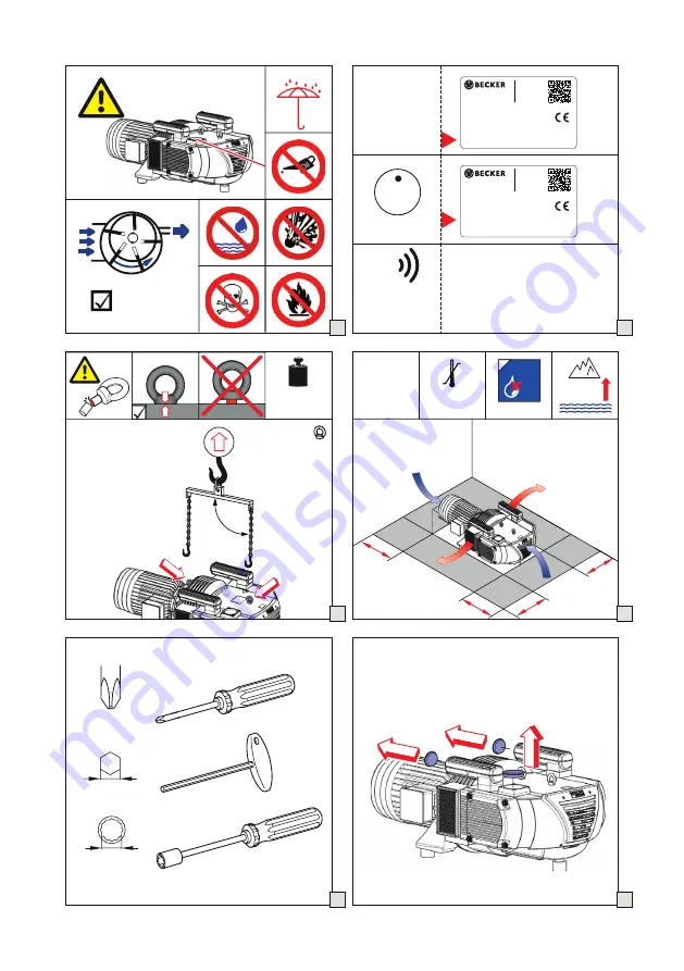 Becker VXLF 2.400 Operating Instructions Manual Download Page 2