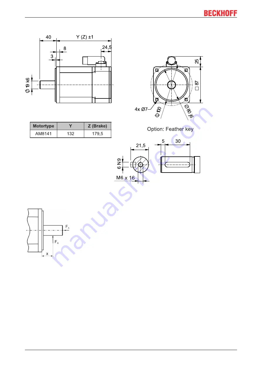 Beckhoff AM3000 Series Operating Instructions Manual Download Page 38