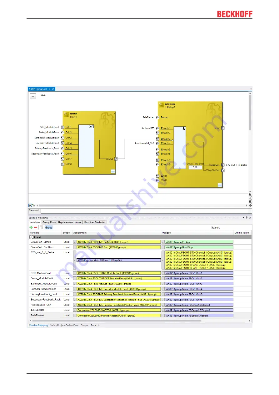 Beckhoff AX8911 Documentation Download Page 48