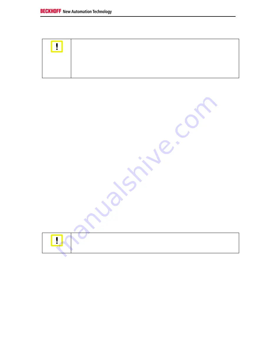 Beckhoff C5240 Installation And Operating Instructions Manual Download Page 25