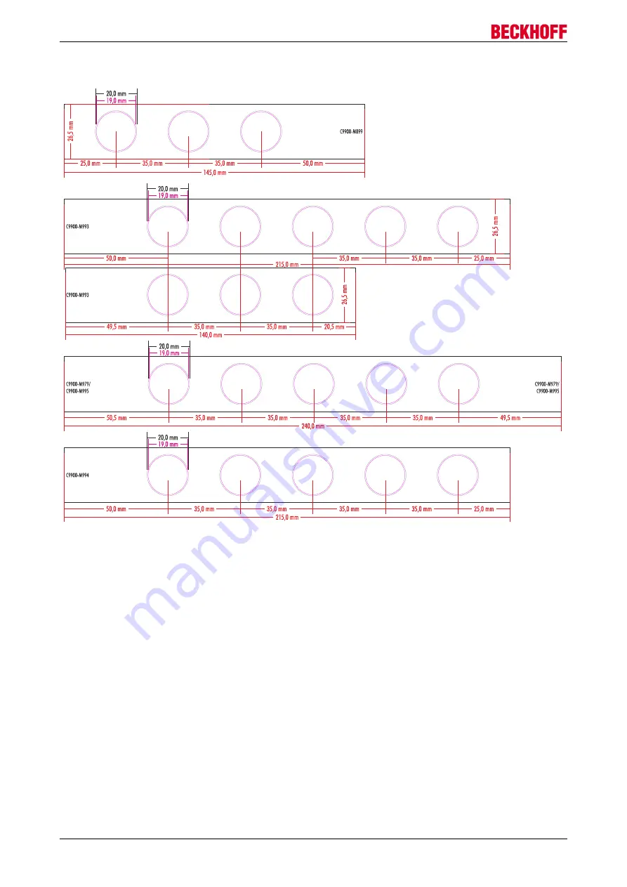 Beckhoff C9900-M Series Installation And Operating Instruction Download Page 22