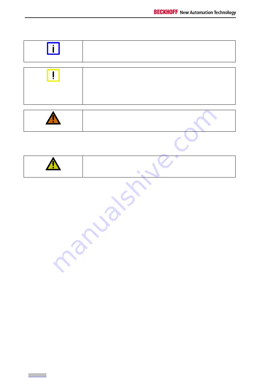 Beckhoff C9900-P223 Installation And Operating Instructions Manual Download Page 6