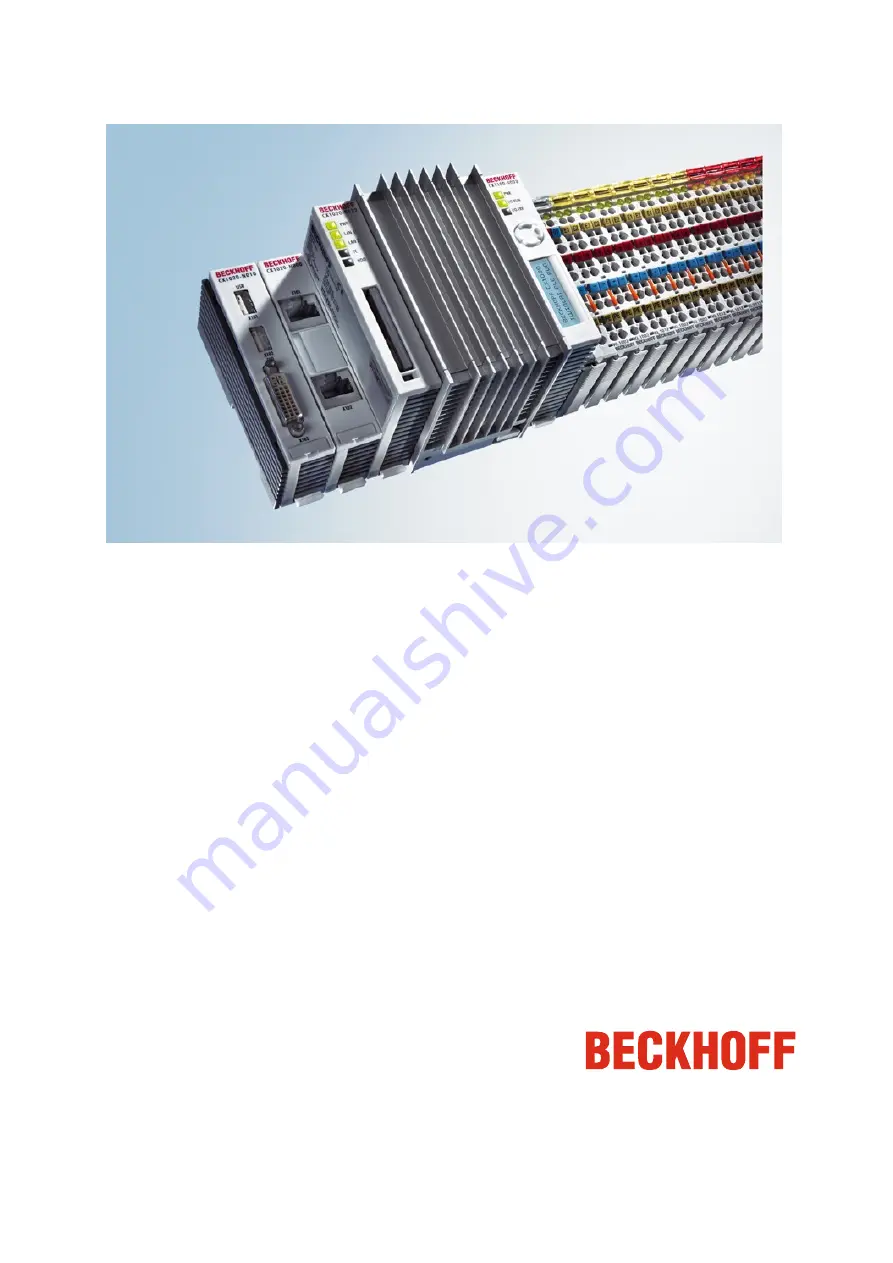 Beckhoff CX1020 Series Hardware Documentation Download Page 1