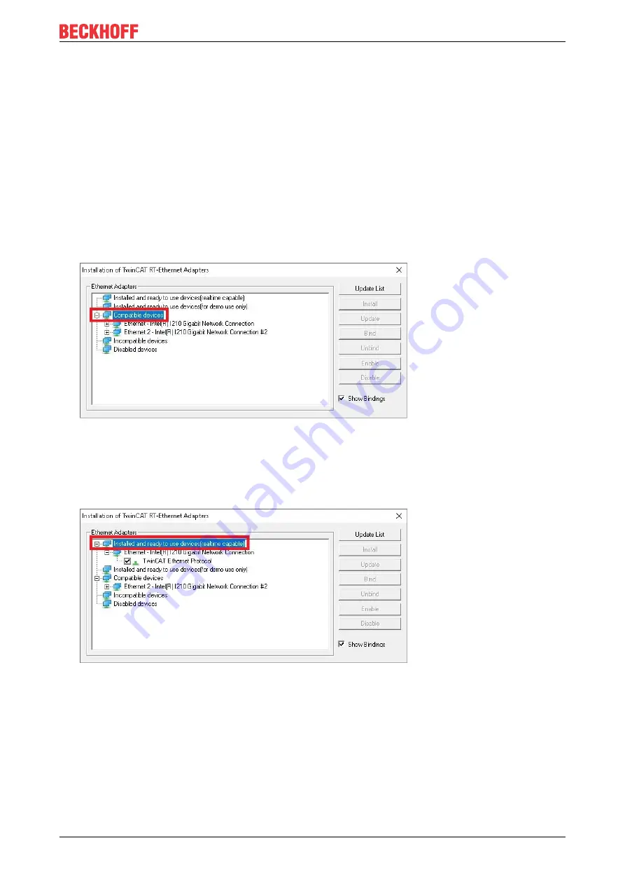 Beckhoff CX20 3 Series Manual Download Page 43