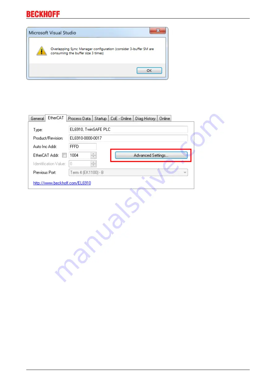 Beckhoff EJ6910 Operation Manual Download Page 95