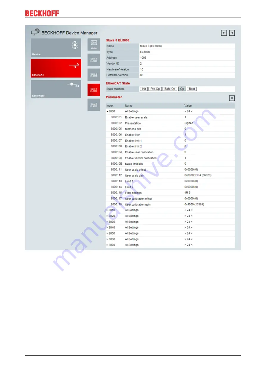 Beckhoff EK9500 Documentation Download Page 33