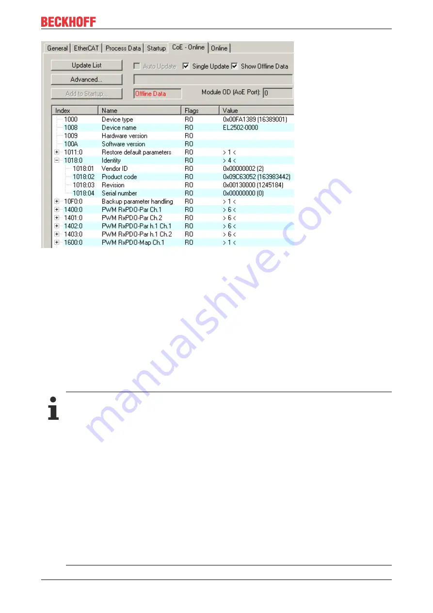 Beckhoff EL6652-00 0 Series Documentation Download Page 23