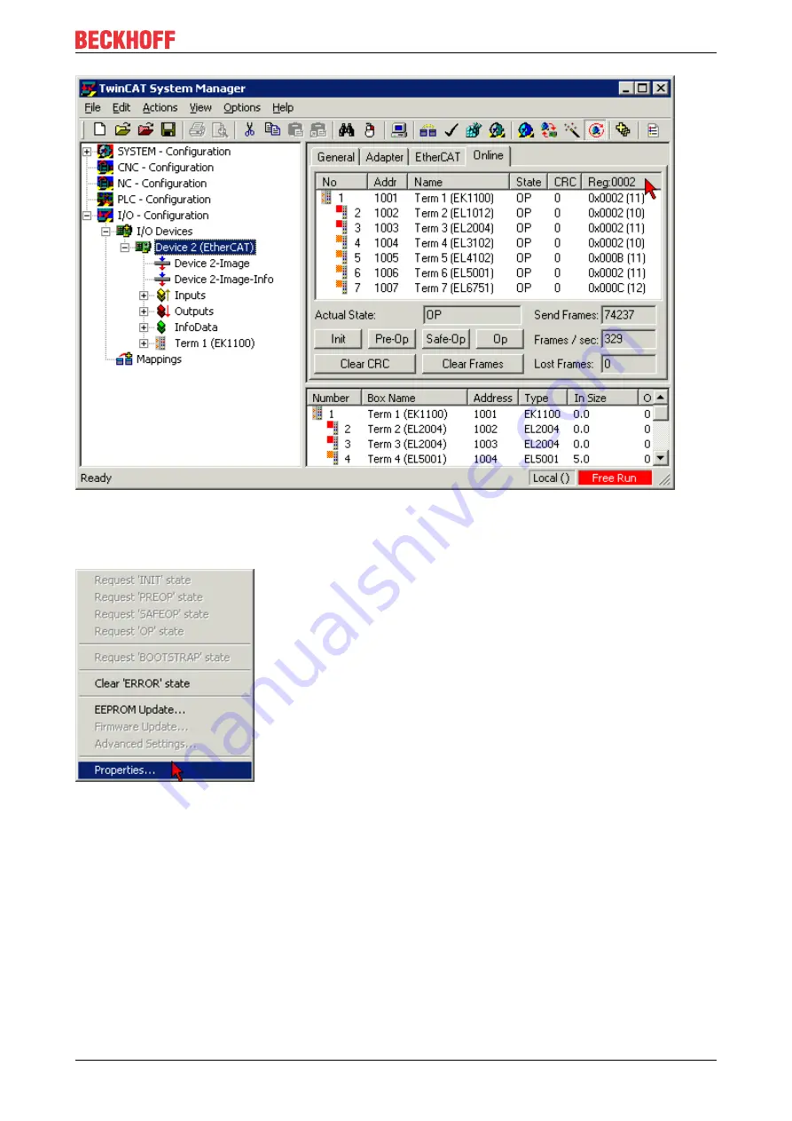 Beckhoff EL6652-00 0 Series Documentation Download Page 137