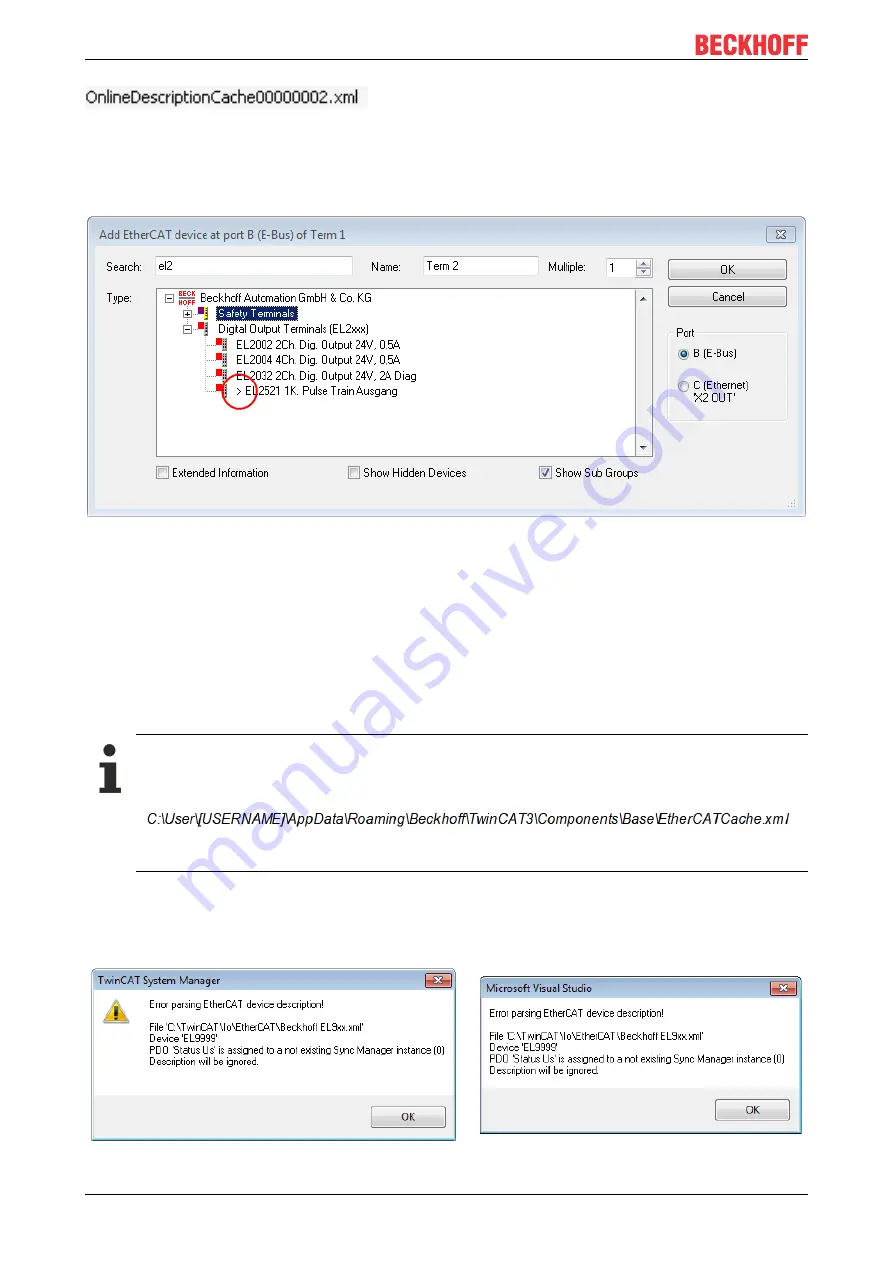 Beckhoff EL6692 Documentation Download Page 76